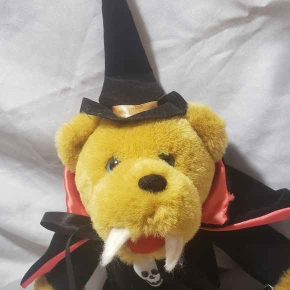 Fiesta Vampire Wizard Teddy Bear Plush Stuffed Animal 12-inch Halloween Has Tag - Picture 1 of 10